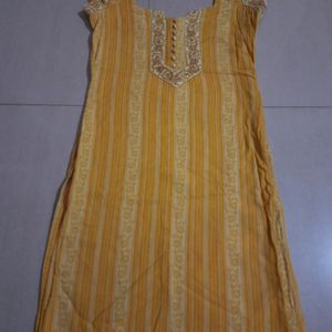 Beautiful Yellow Kurti set