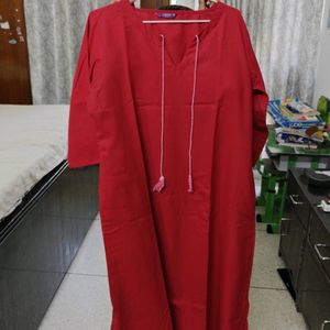 Libas Red Kurta