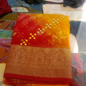 Organza Fancy Saree