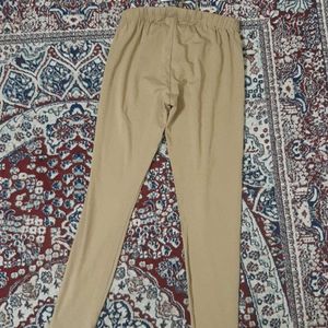 New Beige Ankel Leggine, Size M