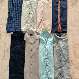 Pack Of 8 Men Shirts