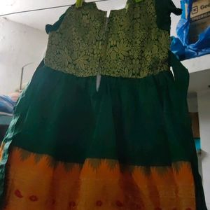 New Kid's Very Comfortable Traditional Pattu Frock