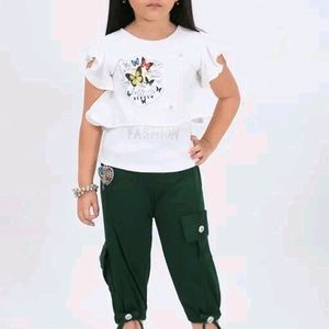 Girls Top & Joggers Set