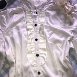 Off White Collar Shirt