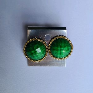 Green Earrings