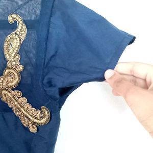 Navy Blue Kurti