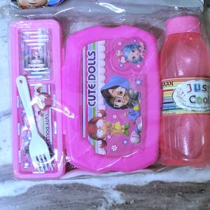 Children Tiffin And Bottle Set