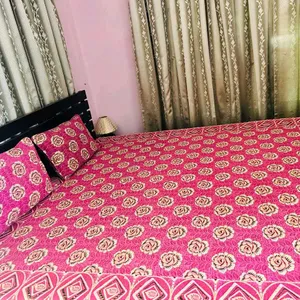 Silk Woven Double Bedsheet