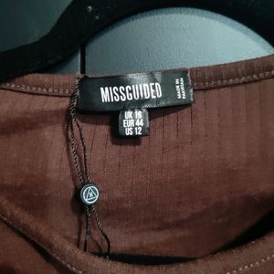 Misguided Brown Bodysuit