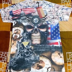 Skull Print Tshirt