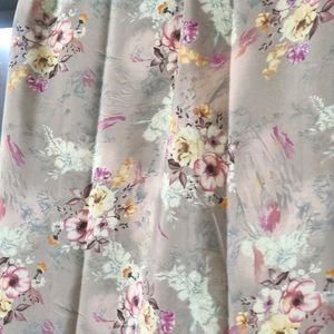 Crepe Printed Dress Material