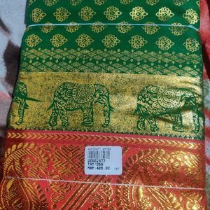 Green Colour Saree