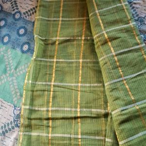 Olive Green Beautiful Saree