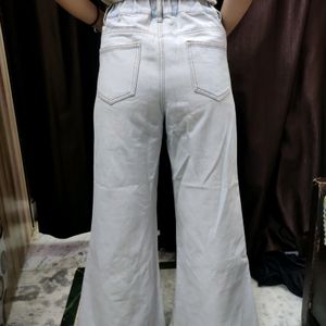 Wide Leg Cute Denim Jeans