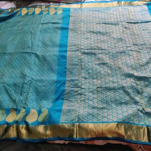 Blue Silk Saree