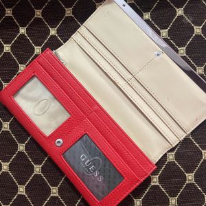 ORIGINAL GUESS RED WALLET