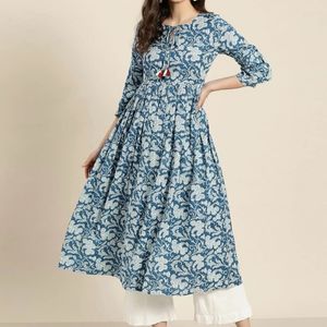 Blue Cotton Dress