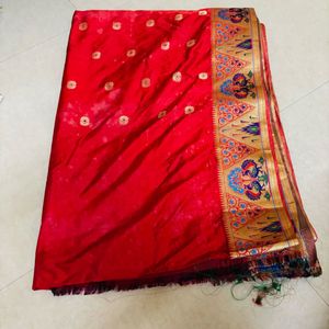 kathpadar saree with blouse