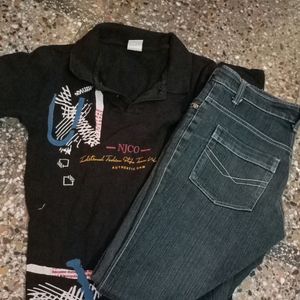 Combo Jeans And T-shirt