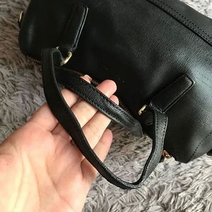 Auth COACH Saffiano Leather Mini Satchel Bag