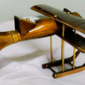 Brass Aeroplane Showpiece 🛩️✨