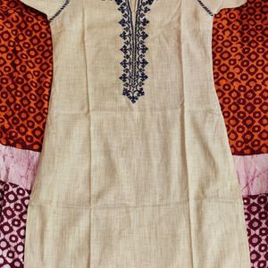 Khadi Cotton KURTA; Worn Only Once