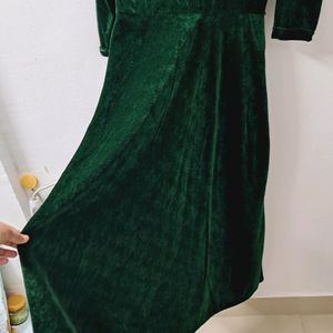 Bottle Green Gown