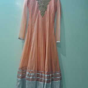 Peach Colour Lady Suit