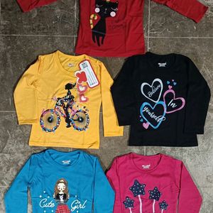 Printed Crew Neck T-shirt 2-3Y