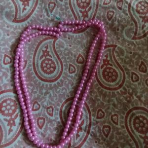 Pink Colour Pearl Beads