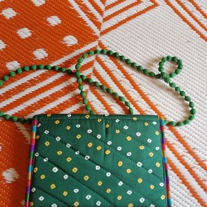 Green Side Bag For Girls