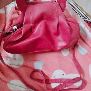 Hot Pink Sling Bag For Women