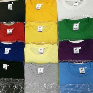 S M L XL Tshirt Round Neck Cotton all Available