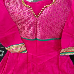 Beautiful Pink Anarkali