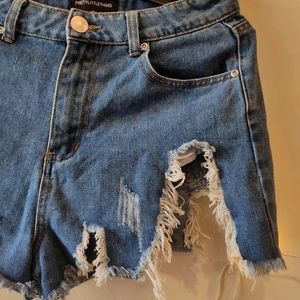 Pretty Little Thing Tattered/Ripped Shorts