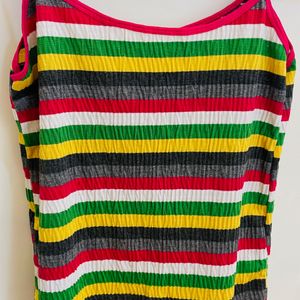 M/L | Multicoloured Spaghetti Camisole Top