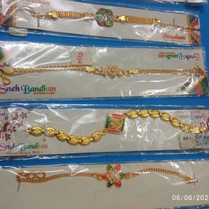 Gold Plated Rakhi