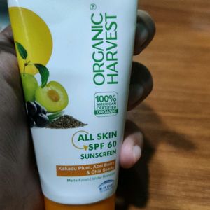 Sealed Pack Organic Harvest Sunscreen