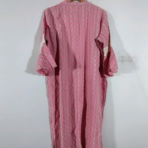 Pink Printed Kurta (Women's)