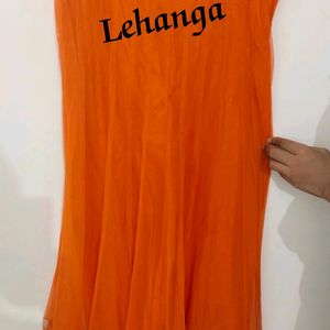 Orange Wedding Wear Dress