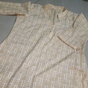 Tan (Cream) Kurti