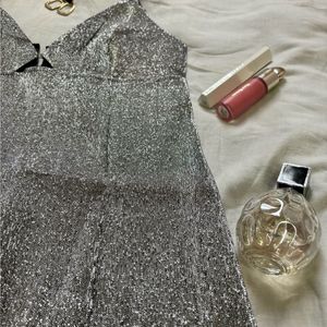 H&M Silver Party Dress