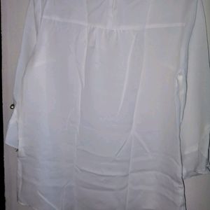 Korean Style White Top