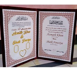 NikahNama Booklet Wedding Gift