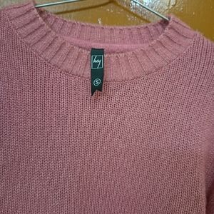 Hey Pink Warm Soft Sweater