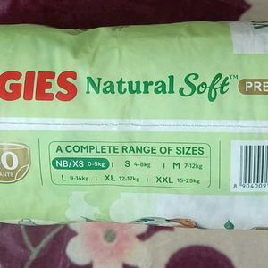 Huggies Natural Soft Premium Baby, Cloud Softness