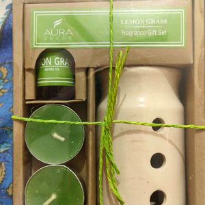 Aura Decor Lemon Grass Fragrance Gift Set.