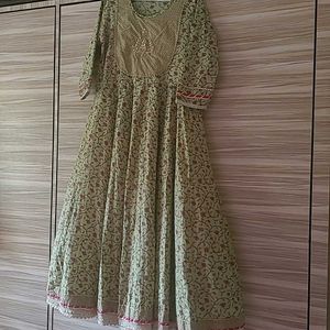 Handwork Anarkali With Duppata Size XL