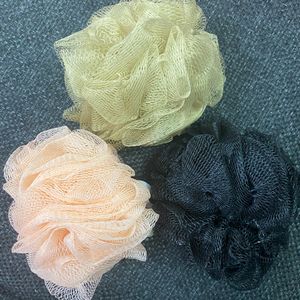 Pack Of 3 Bath Loofas