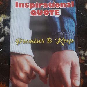 Inspirational quotes book Promises to Keep